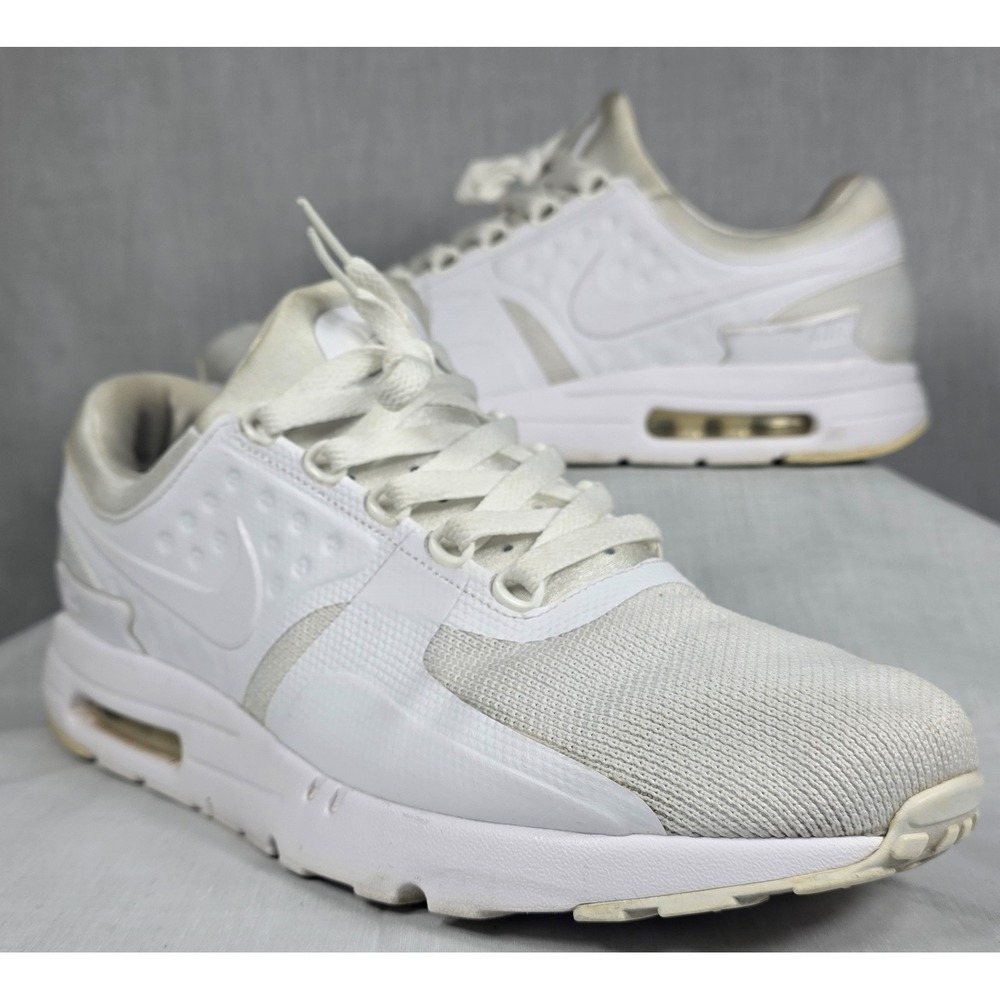 Nike Air Max Zero Essential Men's White Running Shoes Size 11